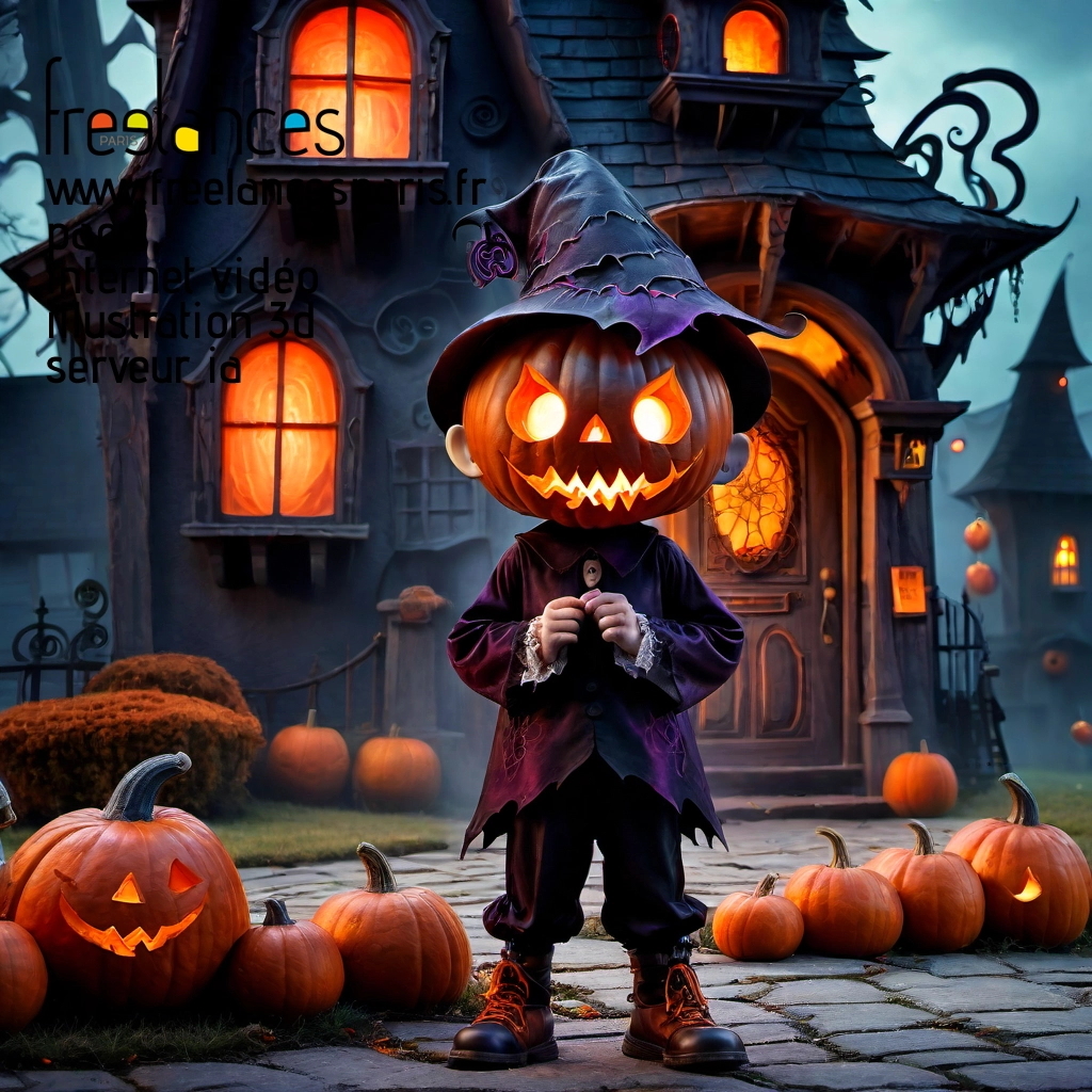 Pao mise en page internet vidéo illustration 3d serveur IA générative AI freelance paris studio de création magazines rj1ty4i0